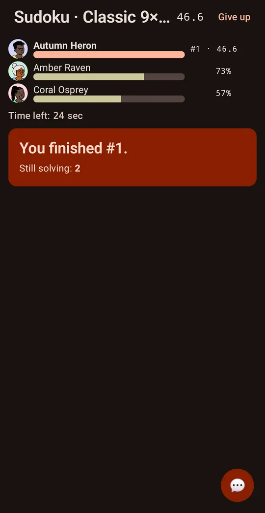 Room Race: Multiplayer Sudoku on Google Play, screen 3